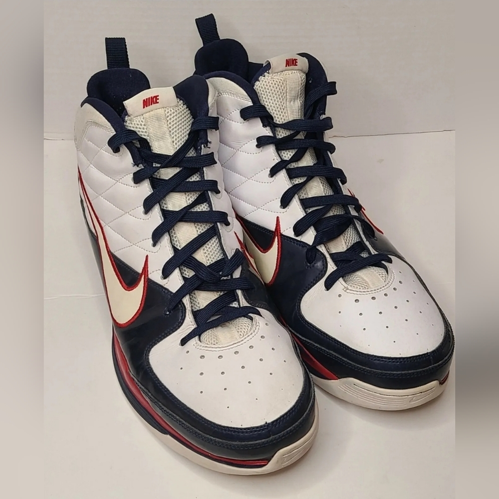 Al Horford PE Sales CFM Sample size 16 Nike Mens Shoe Red White Blue.